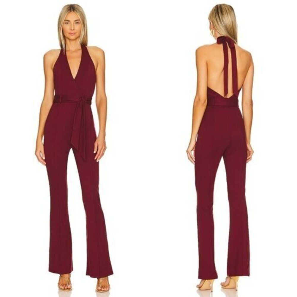 MAJORELLE Luna Jumpsuit - Mahogany Brown